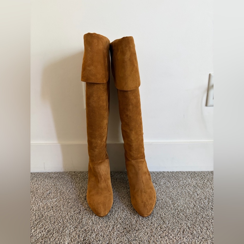ba&sh Cerra Camel Over the Knee Boots - Size 38 - Picture 4 of 7